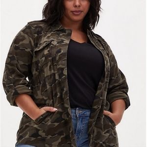 Torrid camo utility jacket. Nwt